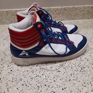 Avirex | Shoes | Htf Vintage Avirex 975 All American High Tops Red White Size 11 | Poshmark